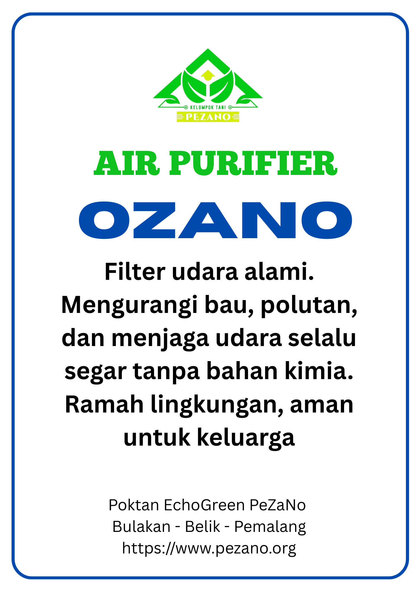 Air Purifier OZANO 100gr